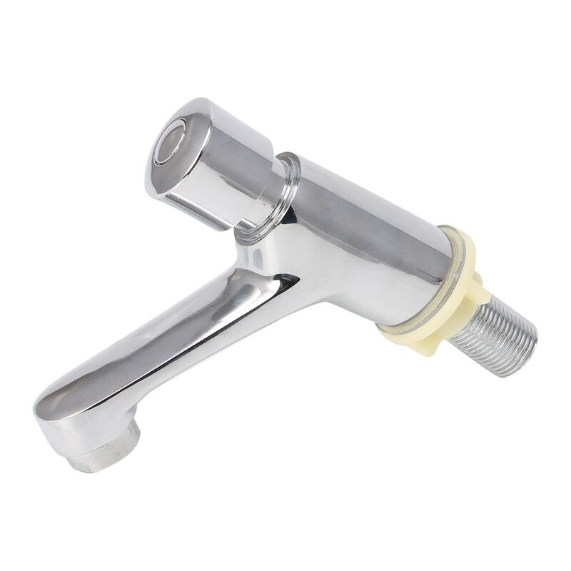 Auto Self Closing Water Saving Tap Bathroom Basin Cold Faucet Delay Push Button Water Faucet Valve