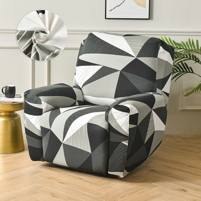 Spring Print Recliner narzuta na sofę s elastyczny fotel Lazy Boy Recliner pokrowce na krzesła antypoślizgowy rozkładany tapczan narzuta na sofę do wystroju domu: y076 / 1 Seat