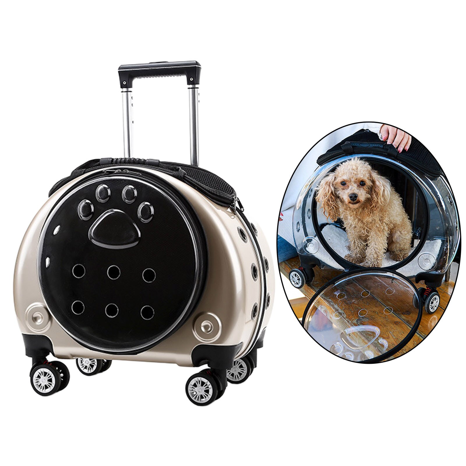 Pet Carrier Outing Backpack Astronaut Trolley Case Puppy Dog Bag