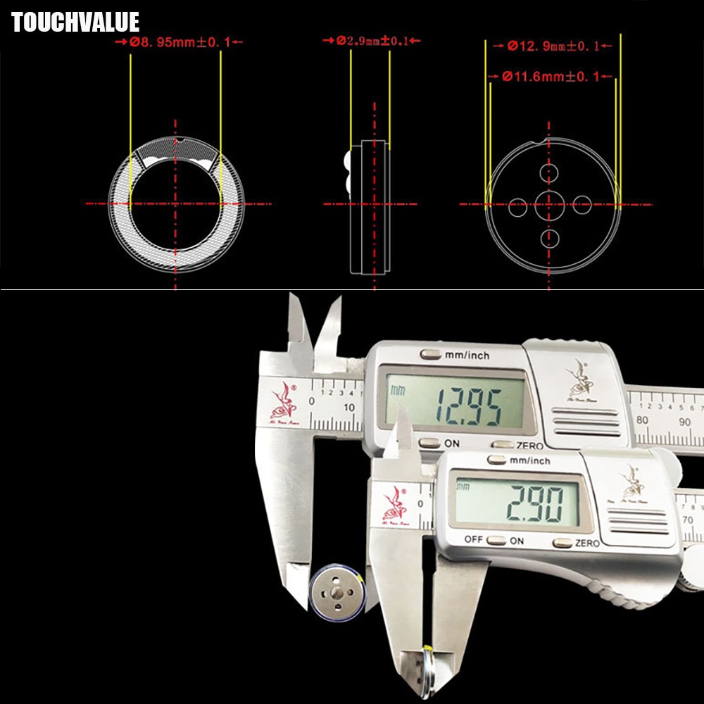 1 Piece 13mm Speaker Unit Replacement Parts For Apple Earphone Ultra-thin Loudspeaker Driver Unit For Earphone Repair DIY Parts