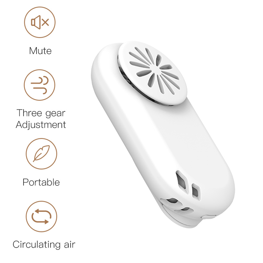 Personal Breathe Cooler Wearable Air Purifier Air Face Fan USB Mini Portable Mask Clip Fan K1 Electric Air Conditioning Cooling
