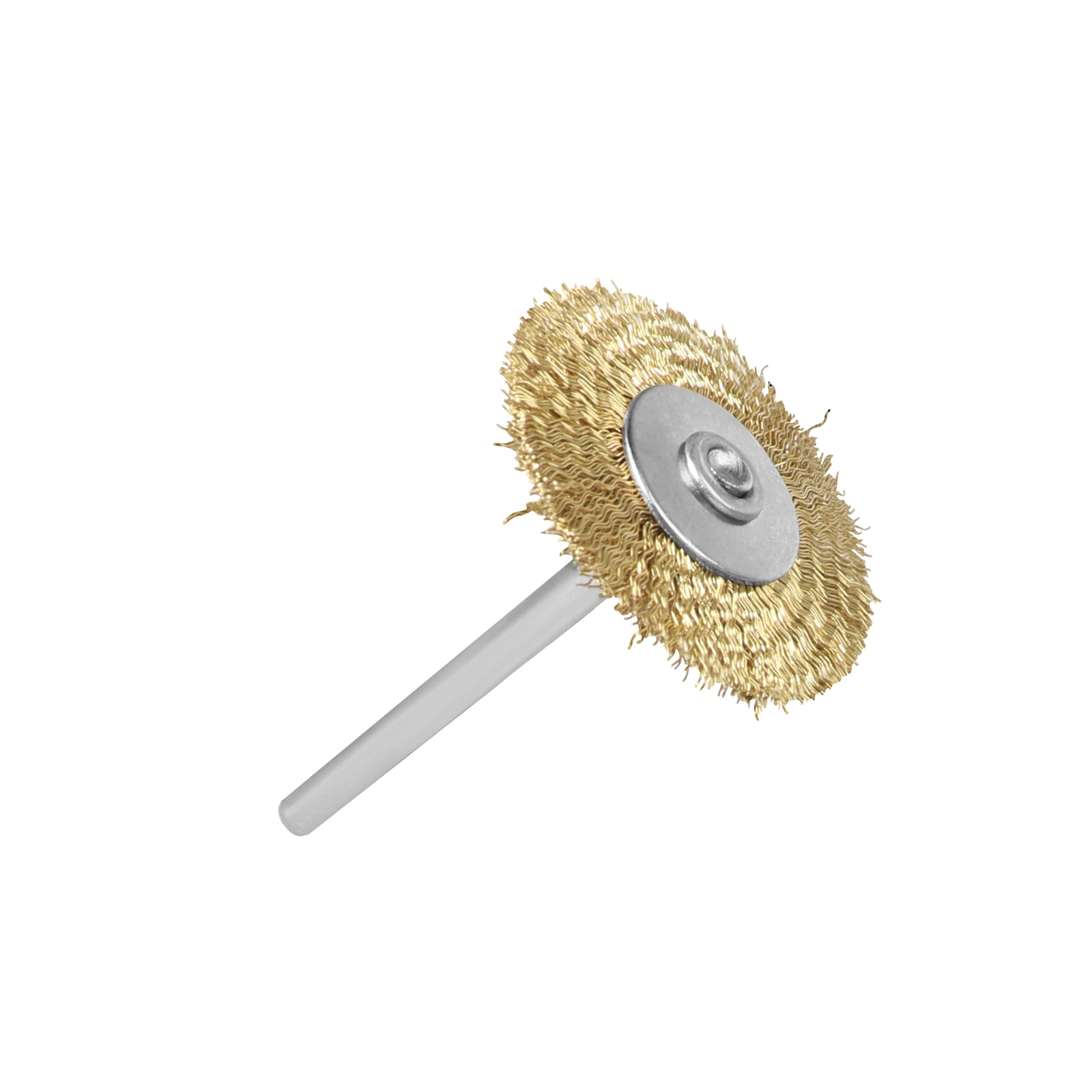 Accessoires Dremel, brosse rotative en acier de 22mm, brosses à roue métallique Dremel pour meuleuse, outil rotatif pour Mini perceuse de polissage 10 pièces