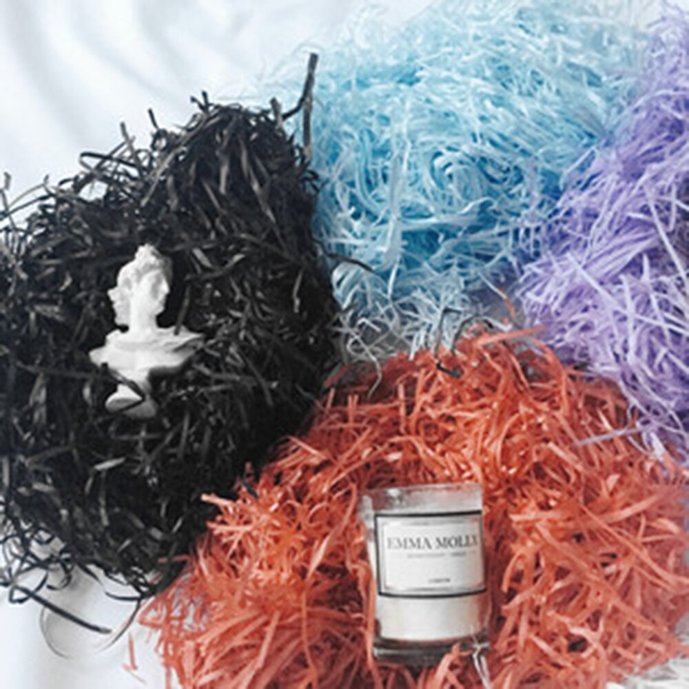 Diy Papier Raffia Papiersnippers Confetti Candy Bruiloft Verjaardag Christmas Party Box Vulmateriaal Decoratie