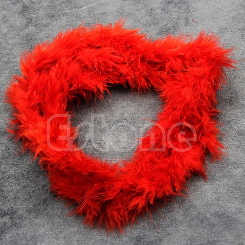 1 PC couleurs différentes 2 mètres Marabou plume Boa pour Burlesque Boas déguisement fête: Rouge