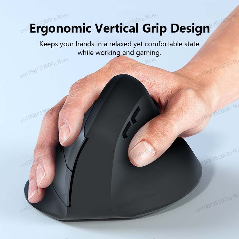 Xiaomi Bluetooth Vertical Mouse Tri-Mode Ergonomic 9600 DPI Adjustable Optical Silence Gaming Mouse Office Dormitory Comfortable