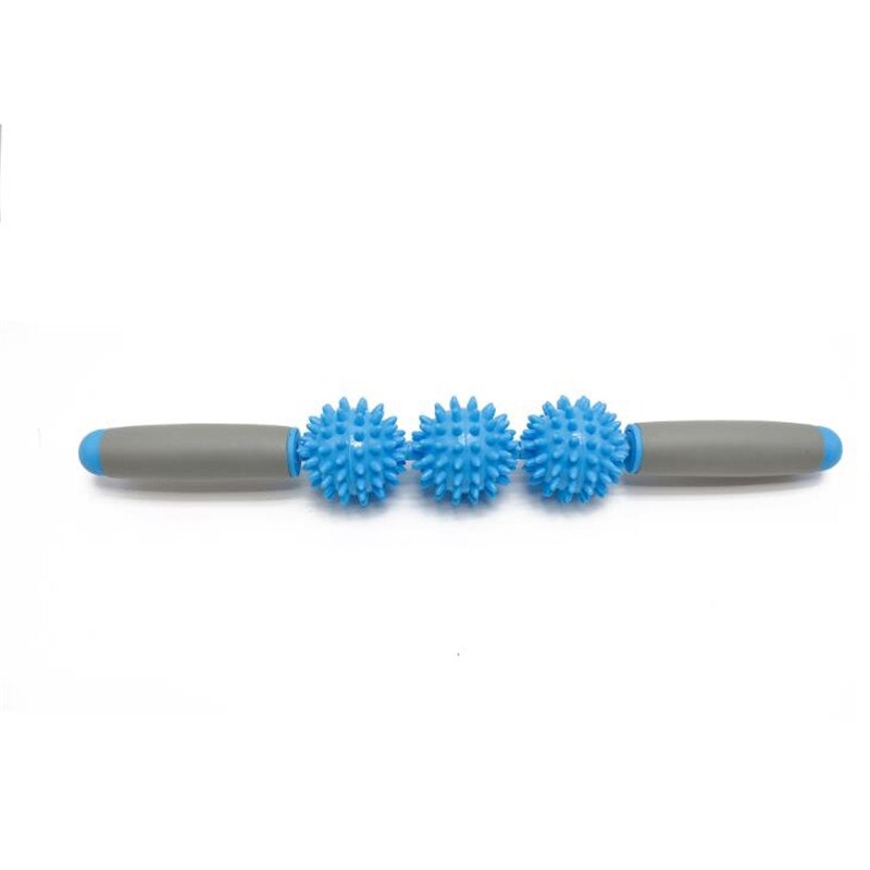 Yoga Hedgehog Ball Massage Stick To Relax The Fascia Muscles, Used To Massage The Legs, Back, Neck, Various Parts Of The Body.: Green