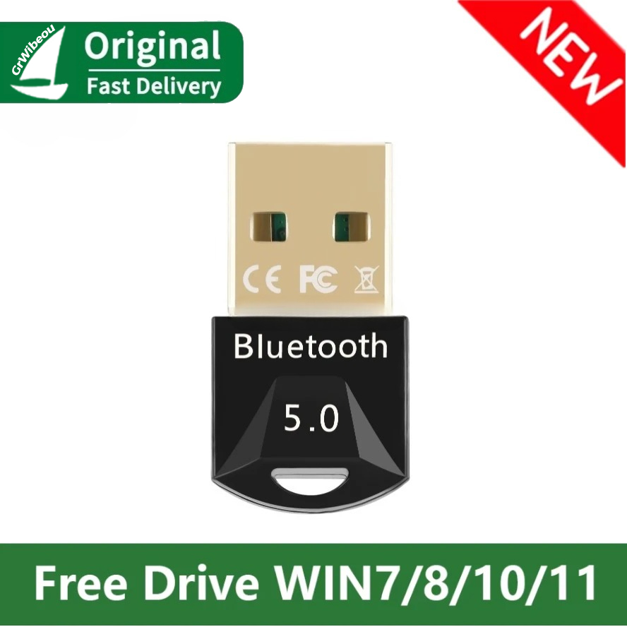 Wireless Bluetooth 5.3 Adapter USB Bluetooth 5.0 Dongle Adapter for PC Laptop Wireless Speaker Audio Receiver USB Transmitter: Yellow