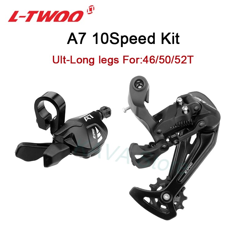 LTWOO MTB Bike Rear Derailleurs A7 10-speed Bicycle Trigger 10V Shifter Derailleurs Display for SRAM SHIMANO