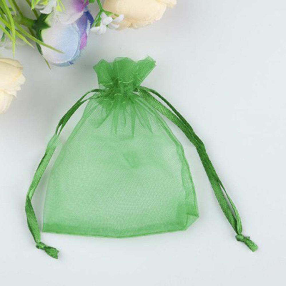 50pcs Drawsting Bags 7x9 CM Storage Organza Jewelry Packaging Bags Party Decoration Drawable Bags Pouches colorful: 10