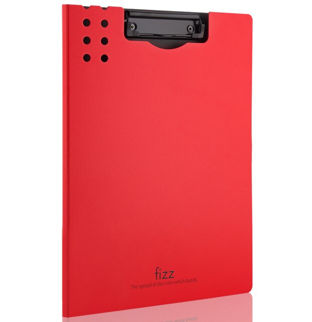 PP Exam Paper Promotional Material Business Document File Folder PP Clipboard Office Stationery: Red