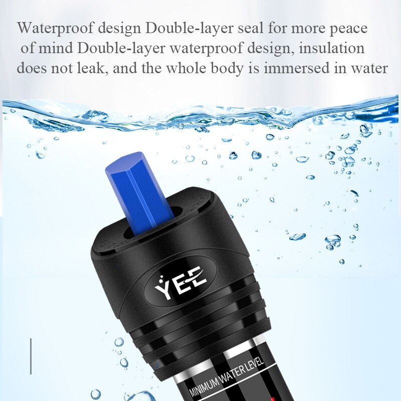 Yee – chauffage automatique et étanche pour Aquarium, réglage fin, en acier inoxydable, meilleur appareil de chauffage