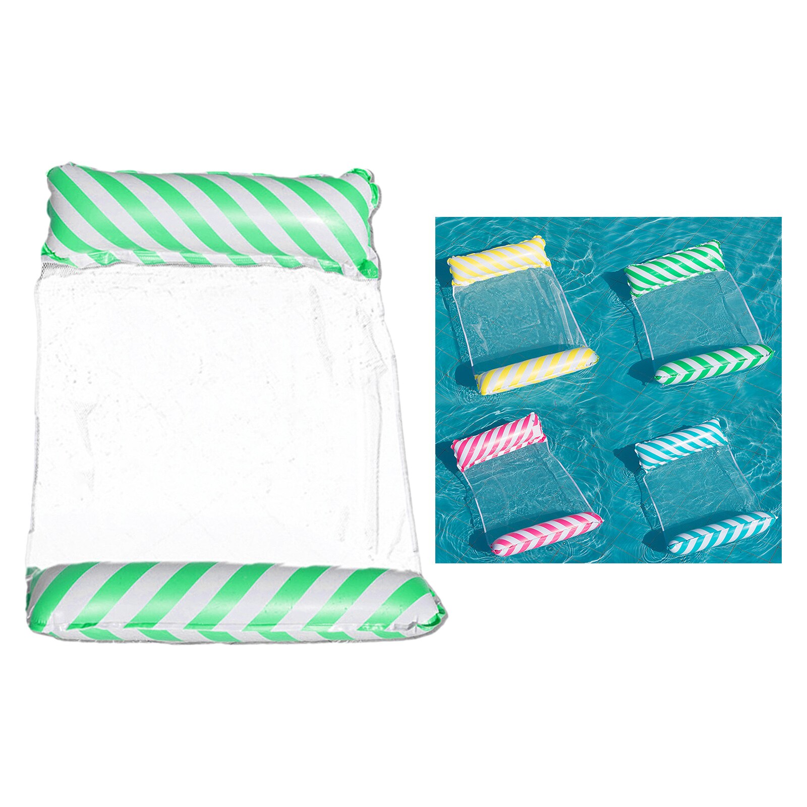 Water Hammock Swimming Pool Floating Chair Sleeping Float Lounge Cushion