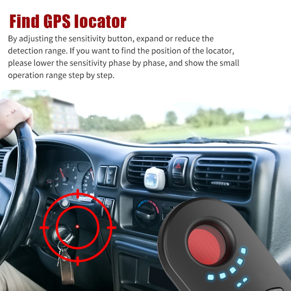 XT08 Vibration Alarm Camera Detector Infrared Trip Hotel Anti-eavesdrop Anti-candid Anti-tracking Smart AI Chip GPS Detection
