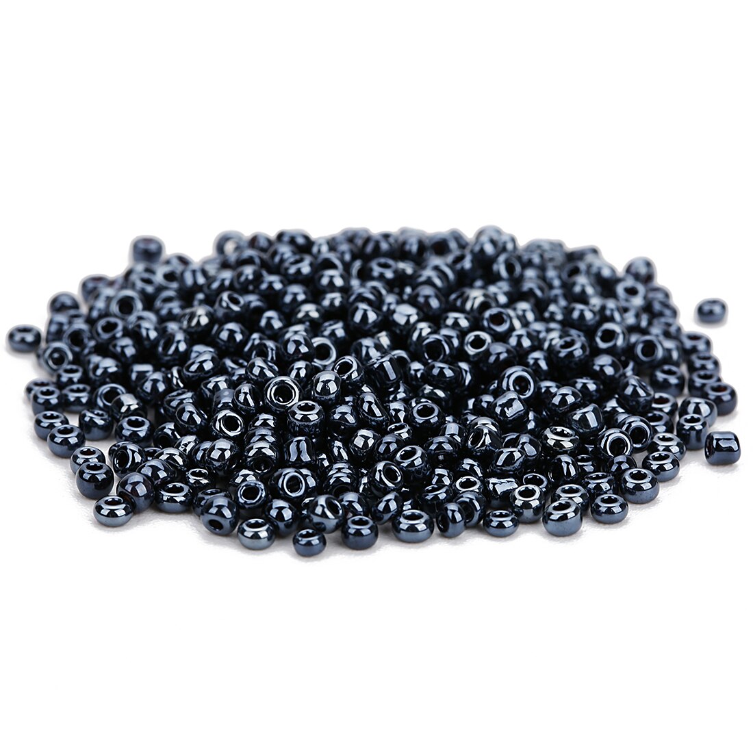 Deep Color Charm Czech Glass Beads Charms Seed Beads Kralen Glass Spacer Beads for Jewelry DIY Making DIY Bracelet: Deep gray / 2.5mm(apx 2800pcs)