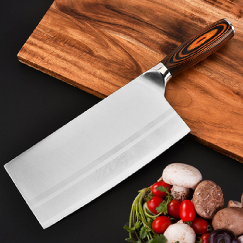7 tum kinesisk klyvklyv tyskland stål kockkniv kolkök matlagningskniv facas cozinha pakkawood handtag