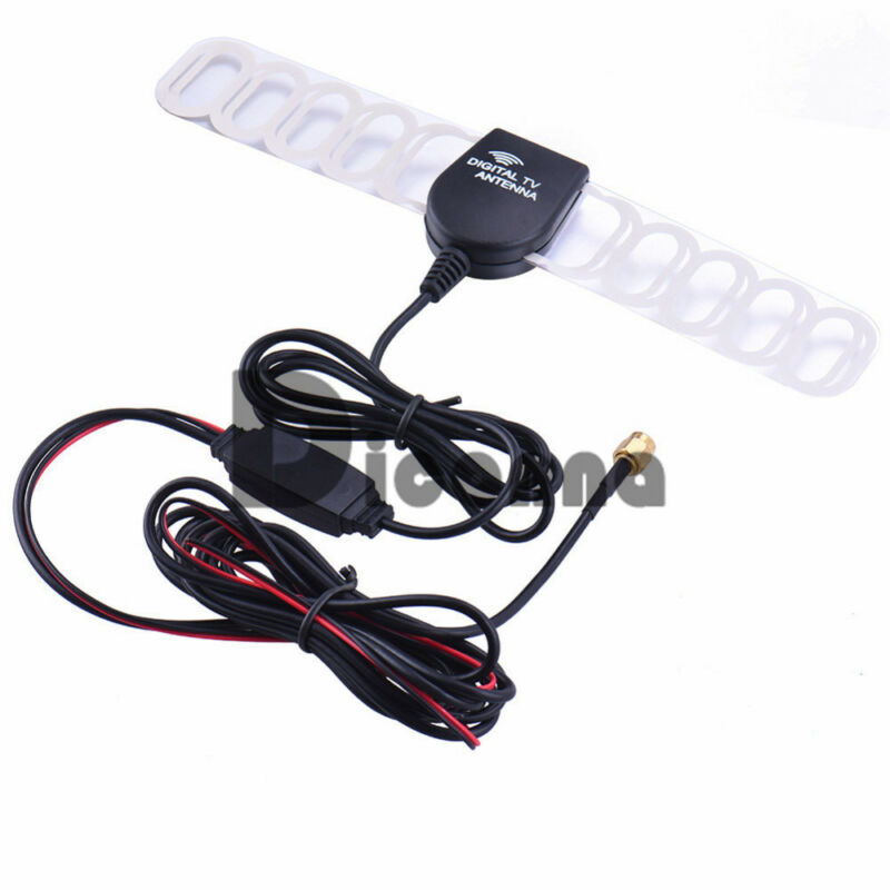 Bil auto digital tv radio am/fm antenne signalforstærker booster sma radio coax