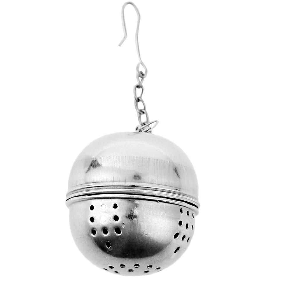 Reusable Tea Infuser Stainless Steel Tea Strainer Tea Infuser Mesh Infuser Spice Tea Ball Filter w/Chain Teaware Kitchen Access: C