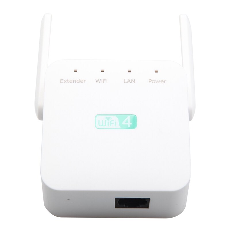 WiFi Signal Extender, Home 300 Mbps Wireless Repeater, WiFi Range Extender Signal Amplification Enhancer-White