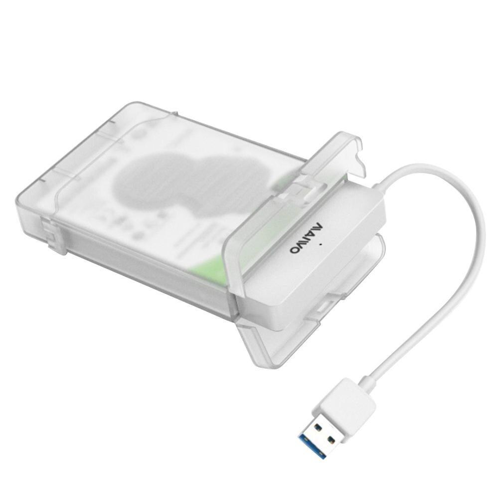K104 2,5 zoll USB 3,0 SATA HDD Kasten 3TB Festplatte Gehäbenutzen fallen Handy, Mobiltelefon Gehäbenutzen fallen Kasten für Fenster Mac OS Linux: Weiß
