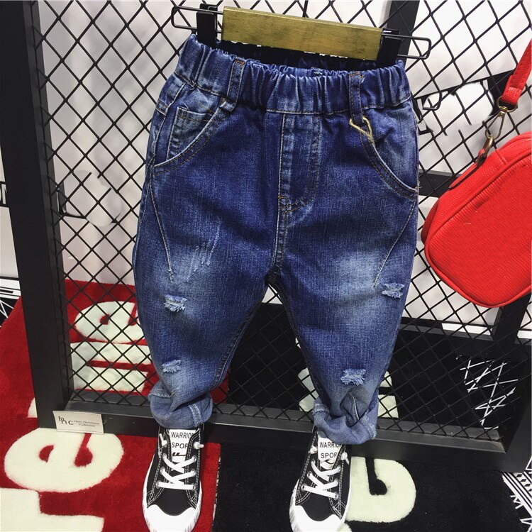Mode Jongens Denim Jeans Kids Jongens Katoenen Broek Kinderen Broek Casual Jongens Broek Kleding 2-6 Jaar