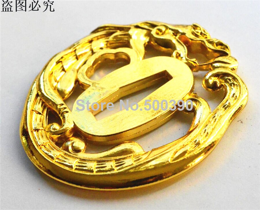 Beautiful Alloy Dragon Tsuba Guard For Japanese Samurai Katana Sword Wakizashi Sword