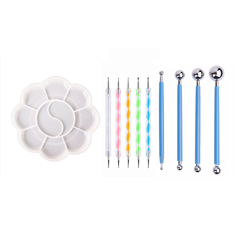 Mandala Dotting Tools for Painting Rocks Mandala Painting Dotting Stencil Dot Multifunction Embossing Dot Kit Mandala Tool Kit