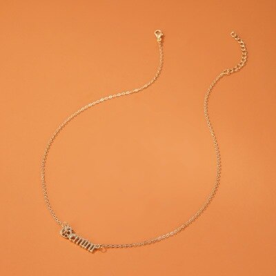 Mode Twaalf Sterrenbeelden Engels Alfabet Ketting Hanger Voor Vrouwen Meisje Accessoires Sieraden