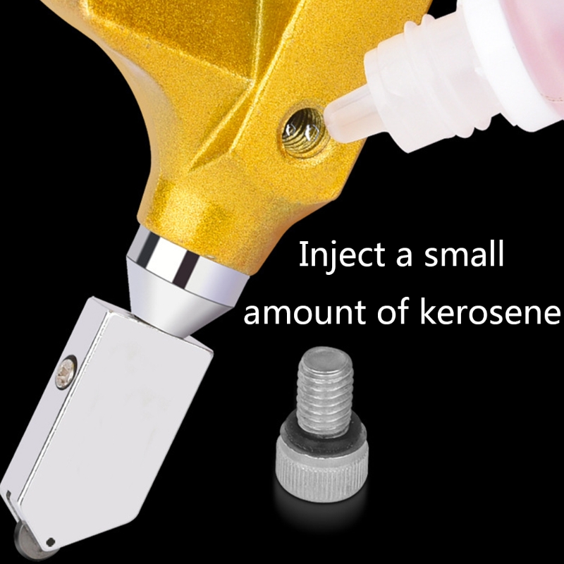 Hand Tool Glass Cutter 2 In 1 Mirror Cutter Construction Tool Kit Aluminum Alloy
