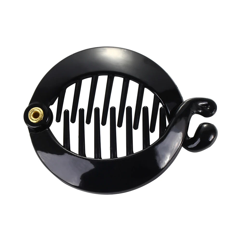 1Pcs Vintage Banaan Haar Clip Vrouwen Lui Haar Kam Clips Vis Vorm Haar Klauw Clips Haar Haarspeldjes Haarspelden Haar accessoires: B2