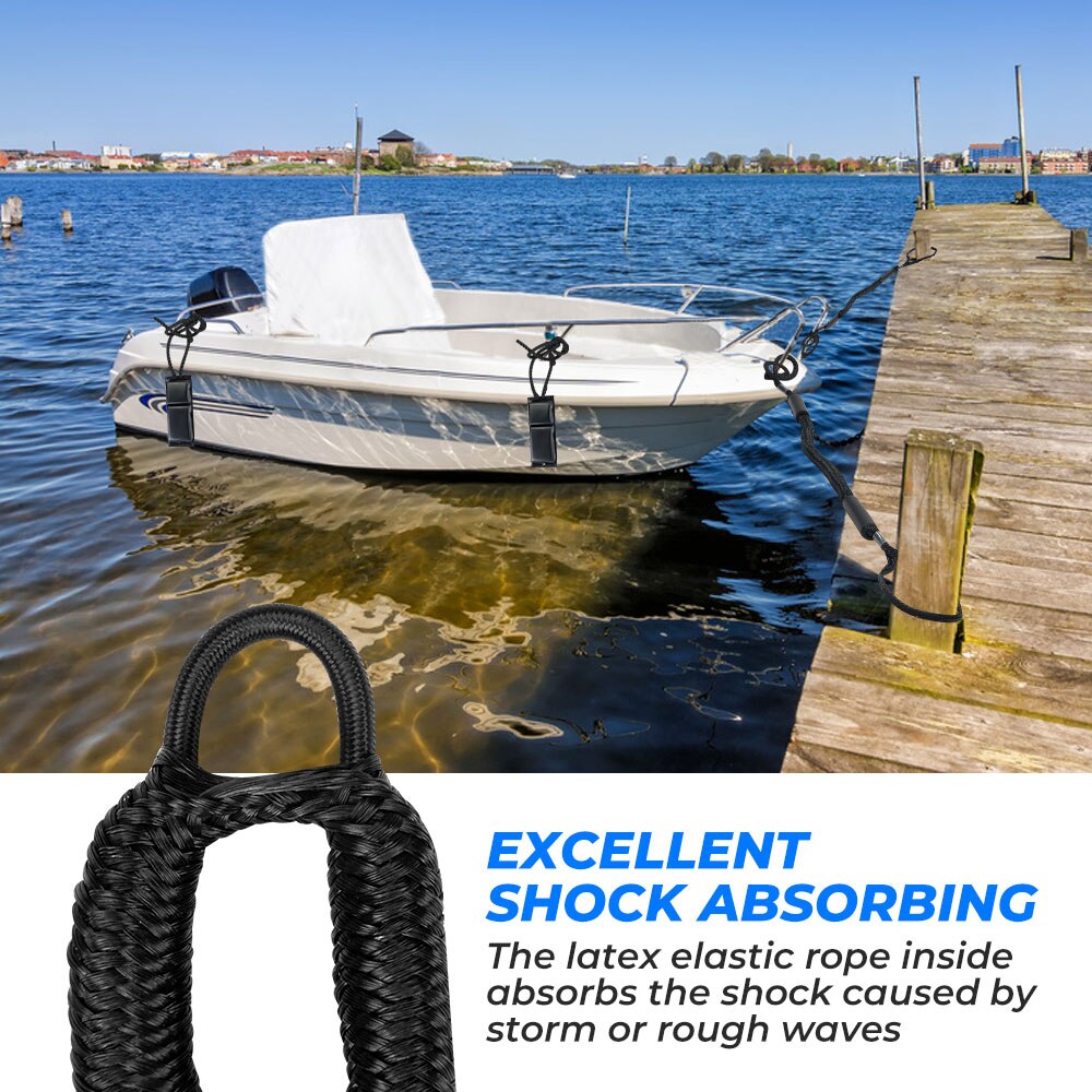 Boat Fender Protection Boat Dock Rope PWC Outboard Parts Mooring Bumper For Jet Ski for Sea Doo Watercraft Boats Accessories