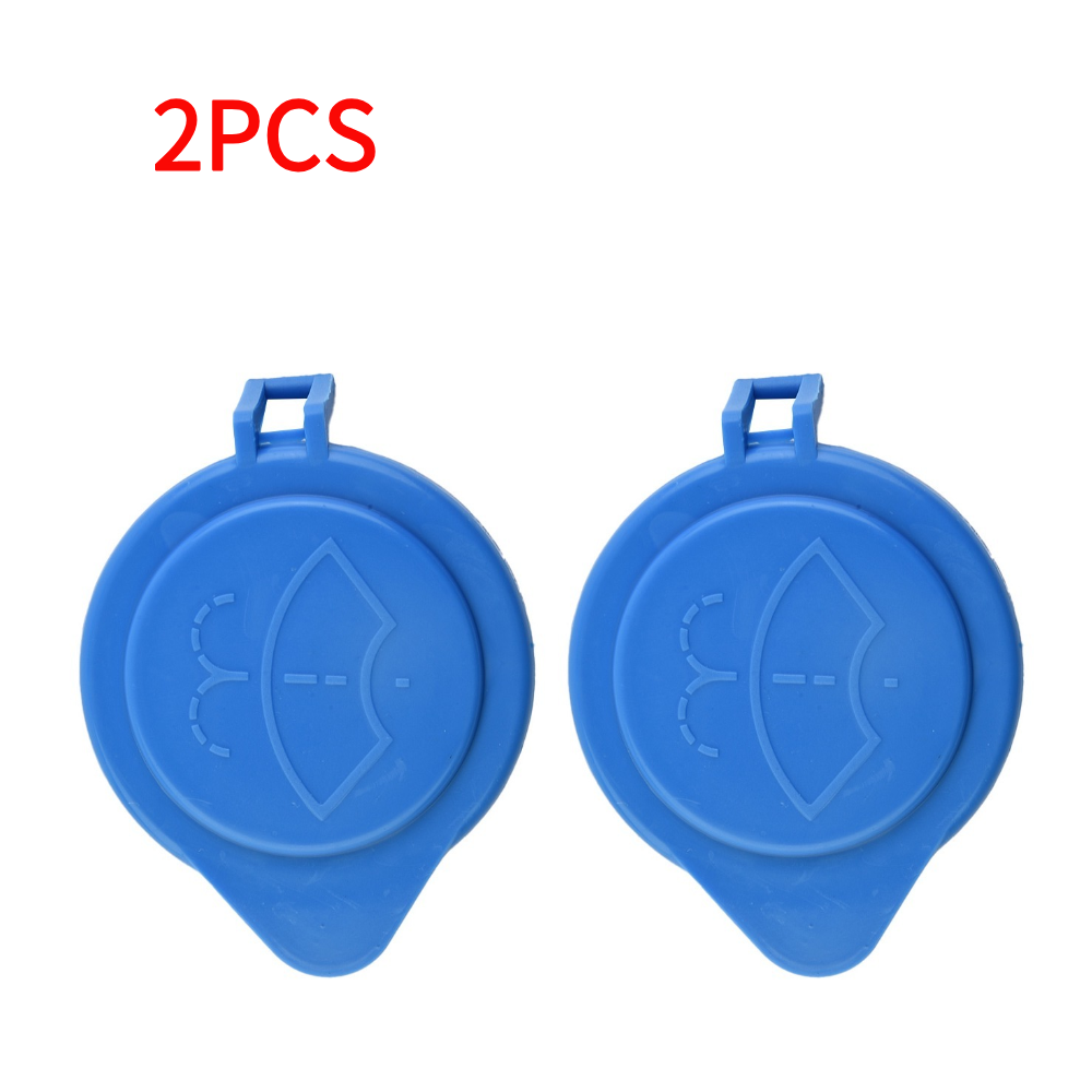 Windshield Washer Fluid Reservoir Cap 61667264145 Fluid Reservoir Cover Replacement parts Exterior Blue Washer Cap: black