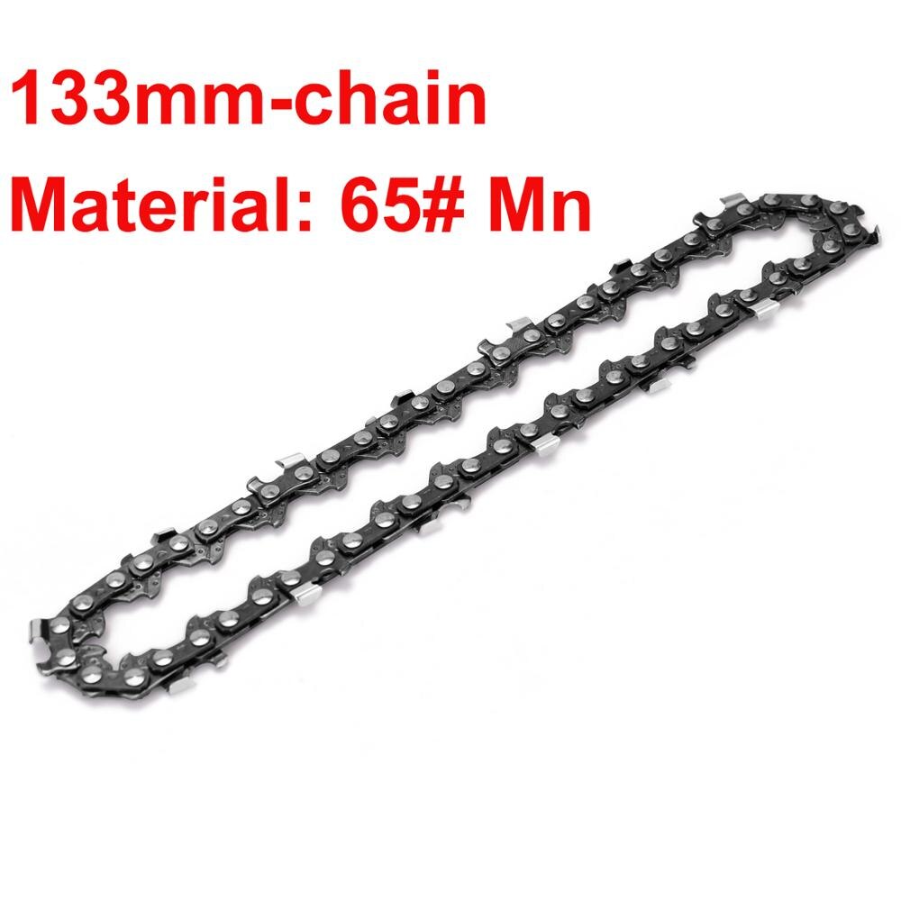 KKmoon Portable Electric Pruning Saw Small Wood Spliting Chainsaw One-handed Woodworking Tool for Garden Orchard: 133mm chain / us