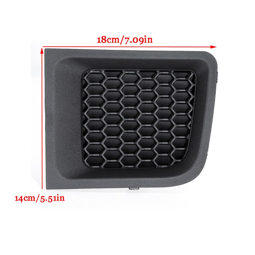 2PCS Left+Right Front Lower Bumper Grill Insert Grille Bezel Cover For Jeep Renegade