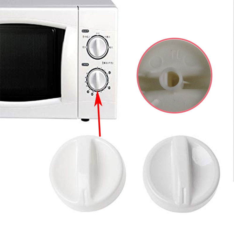 2 uds D agujero microondas horno Universal giratorio temporizador Botón de perilla para horno microondas repuestos accesorios