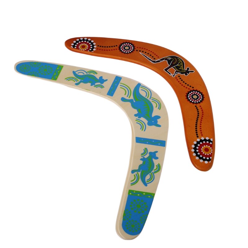 Kangaroo Throwback V Shaped Boomerang Flying Disc Throw Catch Outdoor Game WXTD