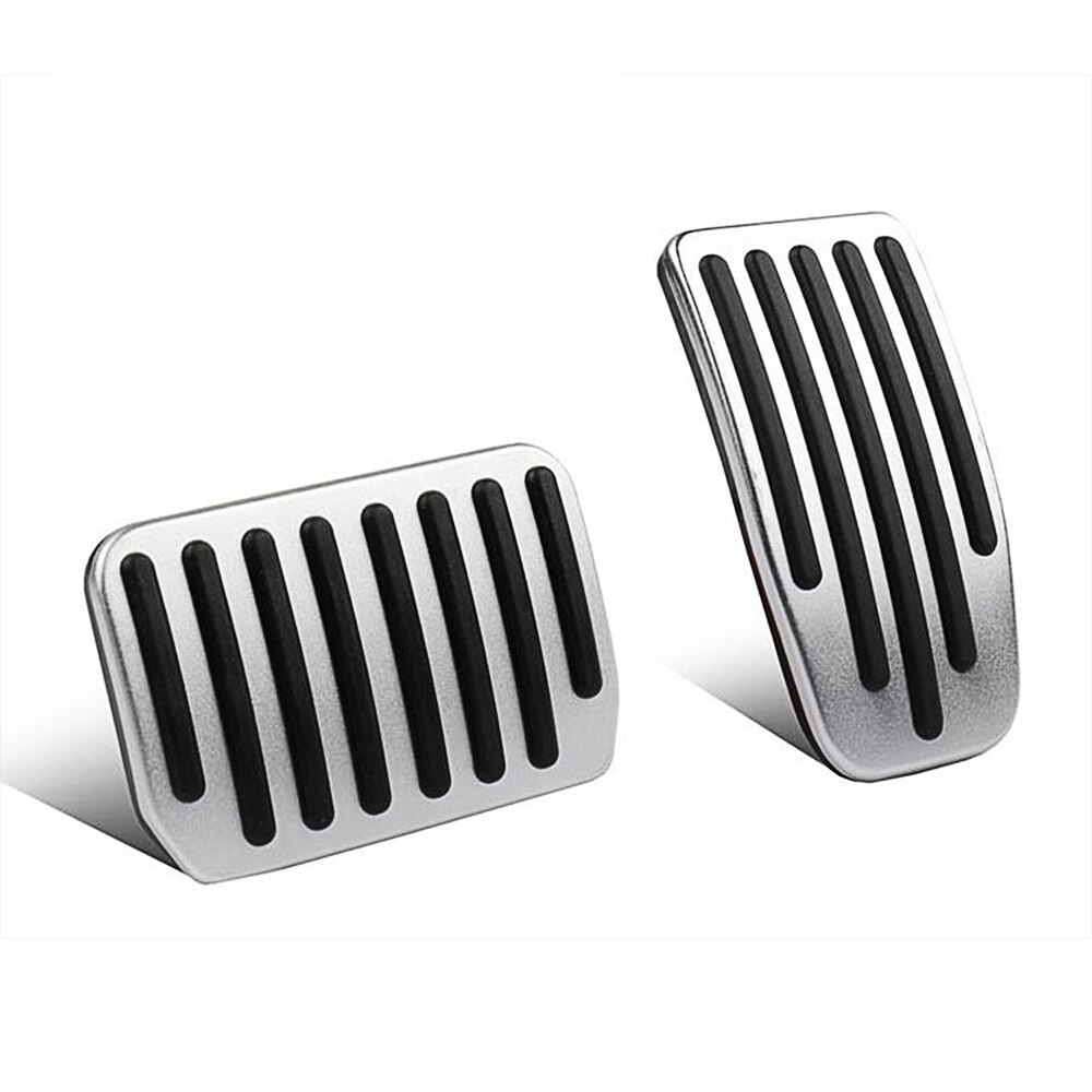 For tesla modell 3 tilbehør aluminiumslegering fotpedal gass gass brems pedal hvile pedal pads matter deksel bil styling