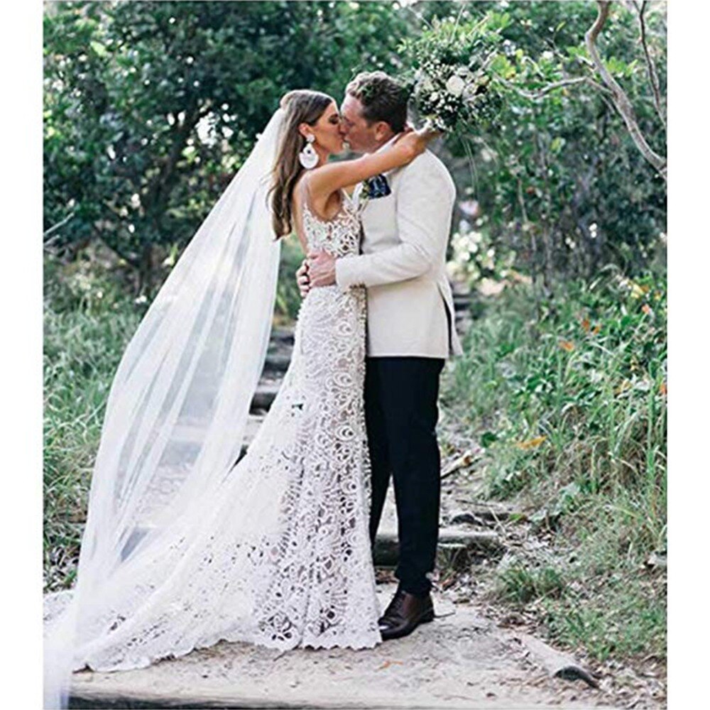 Wedding Accessories 3 Meters 2 Layer Wedding Veil White Ivory Simple Bridal Veil With Comb Wedding Veil