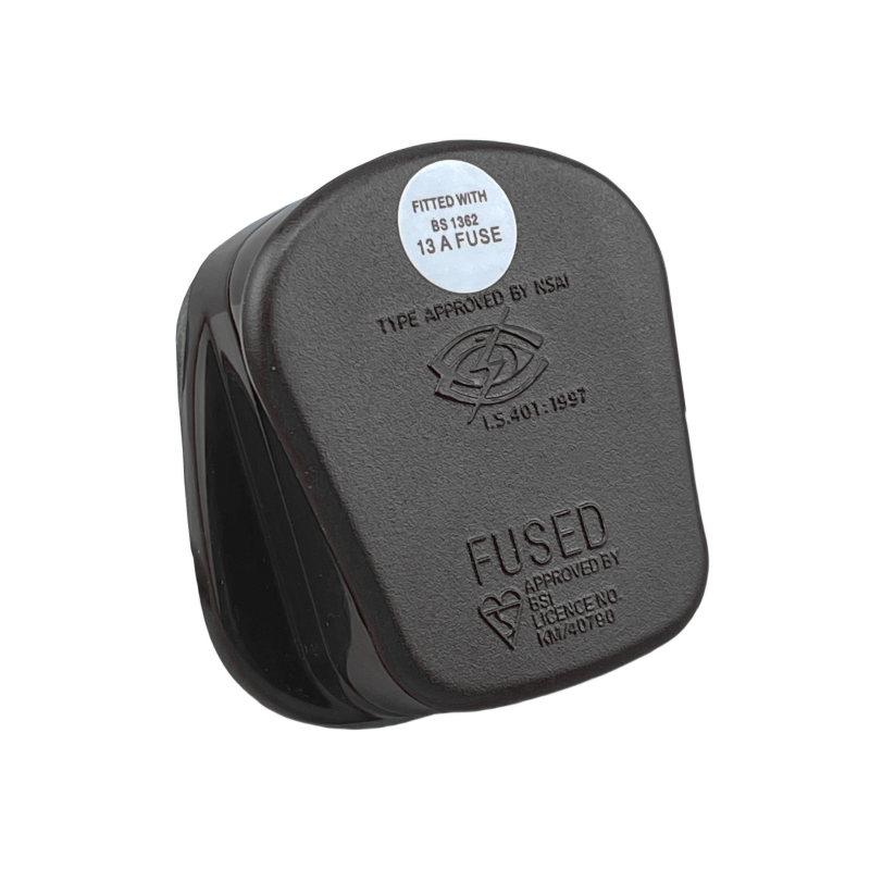 Adattatore per spina UK Prese di ricambio maschio Presa elettrica riscablabile Connettore adattatore per spina UK per cavo di prolunga di alimentazione