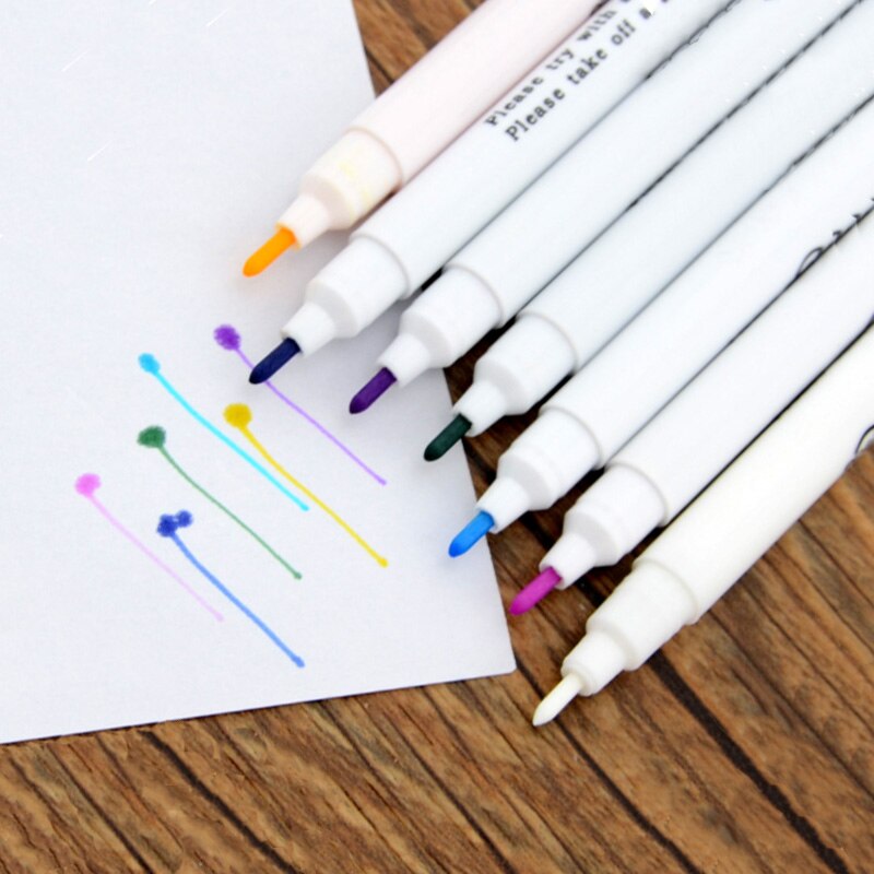 1/6pcs Ink Disappearing Fabric Marker Pen DIY Cross Stitch Water Erasable Pen Dressmaking Tailor's Pen for Quilting Sewing Tools