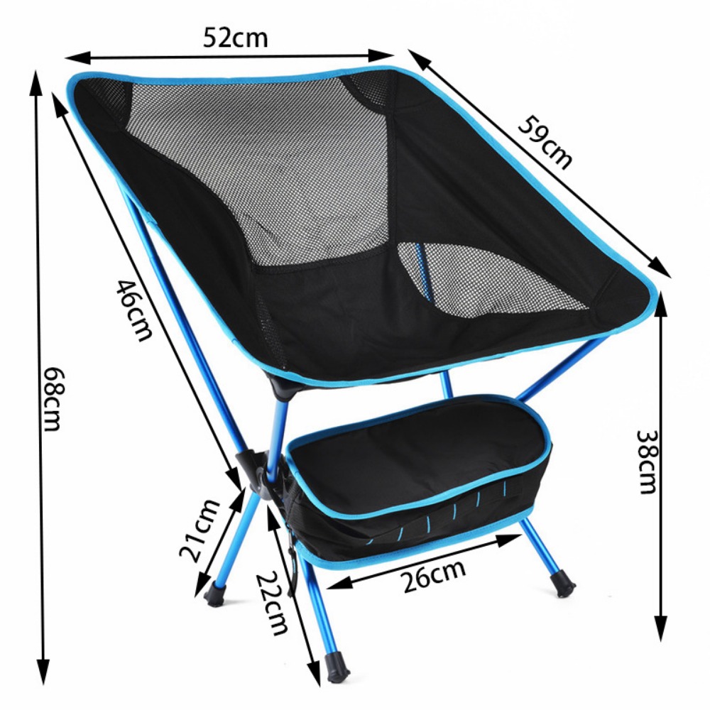 Campingstühle, ultraleicht, zusammenklappbar, kompakter tragbarer Rucksackstuhl für Wandern, Angeln, Strand, draussen-Reisen