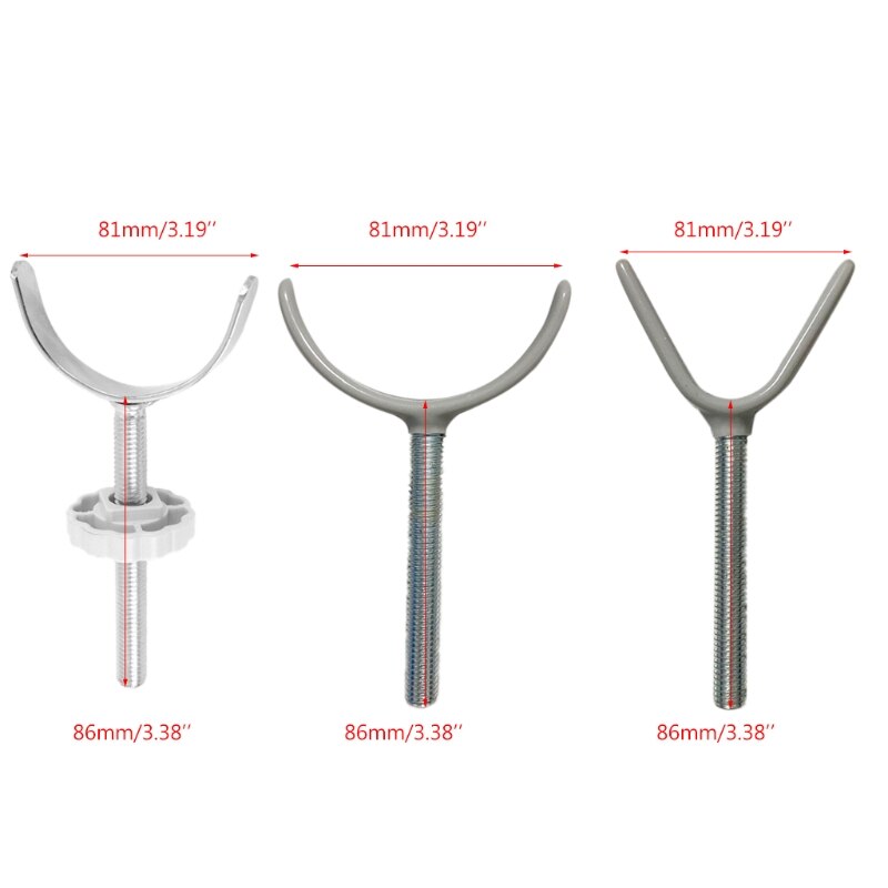 Stair Pressure Mounted Security Gate Threaded Spindle Rod Y/U Shape Gate Adaptor for Baby Pet Safety