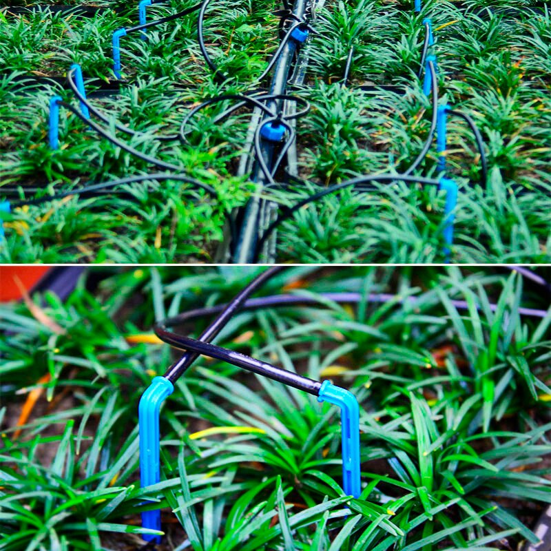 10m/20m/40m sets 4- manieren druppelpijl irrigatie zender druppelaar sproeier irrigatie bewateringssysteem potplanten bloemen