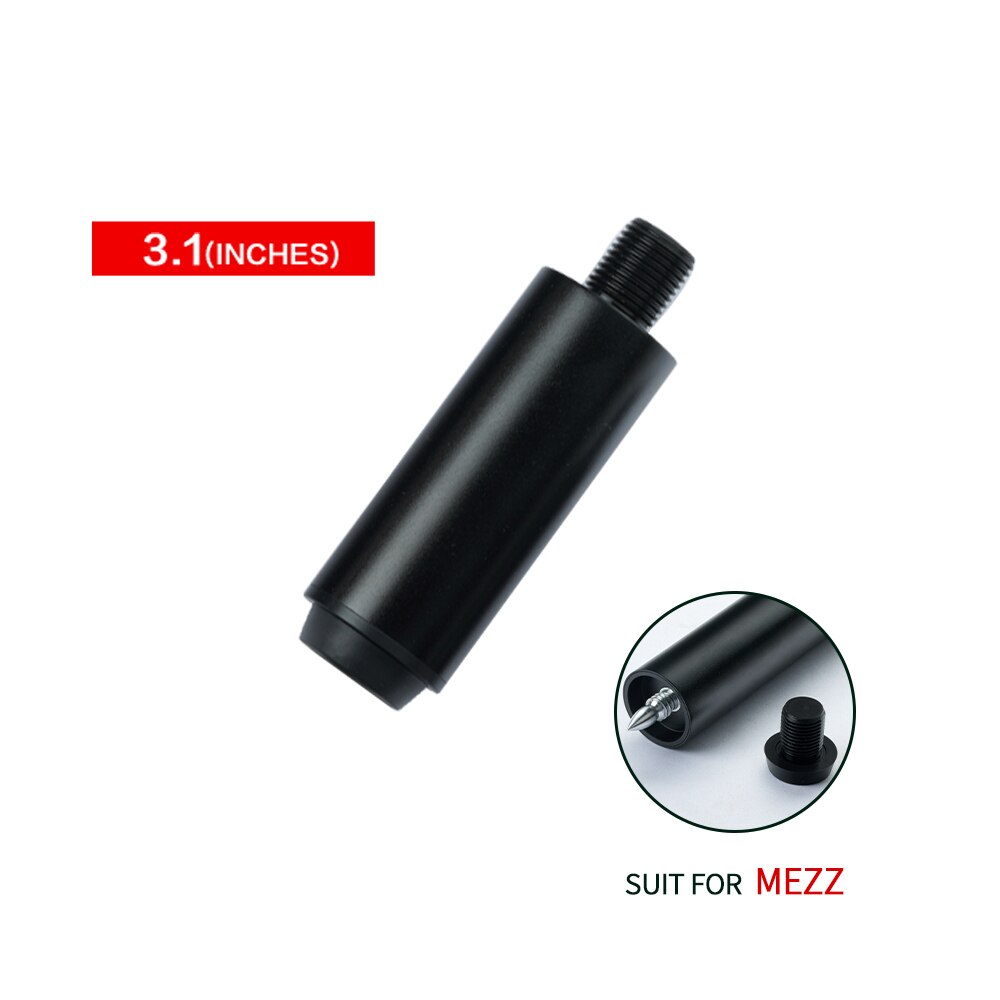 Extensión de taco de billar Mezz Konllen How Fury Zokue Predator, junta de bala para Taco de Carom, accesorios de billar: C
