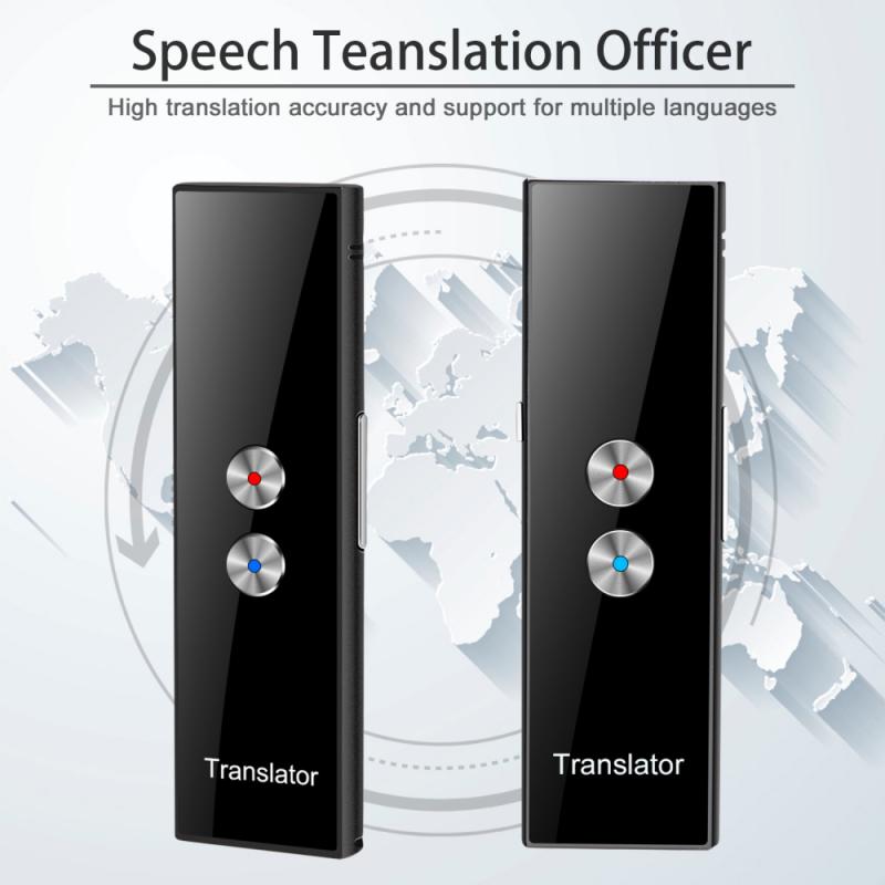 T8 Pro Mini Vertaler 68 Multi-language Smart Voice Speech Real Time Vertaling Voor Leren Travelling Business Voldoen In voorraad