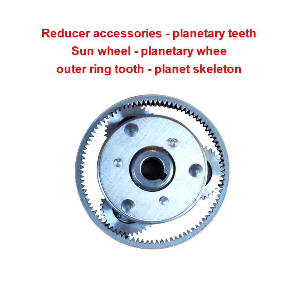 Elektrische fahrrad getriebe planeten getriebe Octagon motor getriebe generation fahren getriebe 36 zahn kupplung sonne zahn: Full set of teeth 2