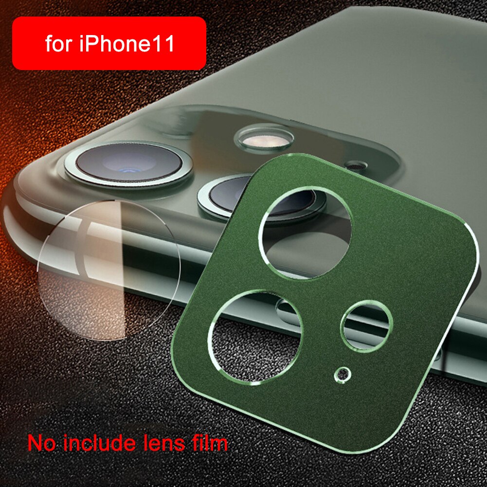 Lens Protective Cover Metal Anti-scratch Phone Camera Lens Protective Cover Case for iPhone 11 Pro Max