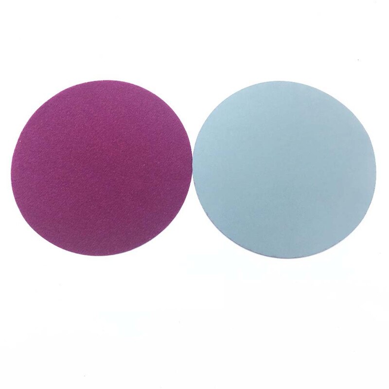 30 ps 125mm vandslibning slibende papir 5 tommer korn 1500-10000 slibeskiver krogsløjfe sandpapir rundt sandpapir disk sand shee