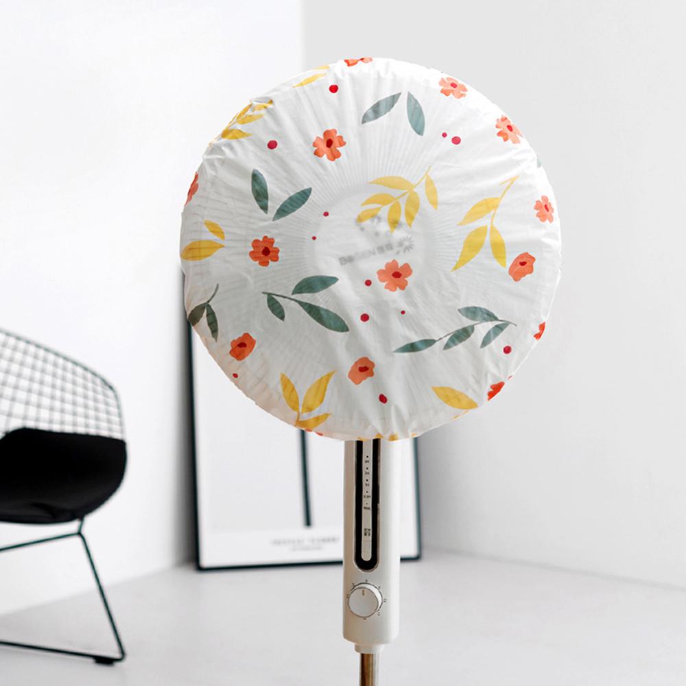 Tapa antipolvo para ventilador PEVA de Pedestal de 17,7 pulgadas, lavable, a prueba de polvo, no tóxico, cubierta para ventilador, impresión geométrica/Floral, antipolvo