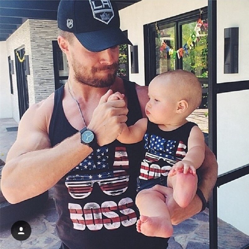 Vater Sohn Hemd wie vater wie sohn Kleidung Familie aussehen Passenden Outfits Kleidung Papa und Baby Weste Familie Pyjama: Baby 2T
