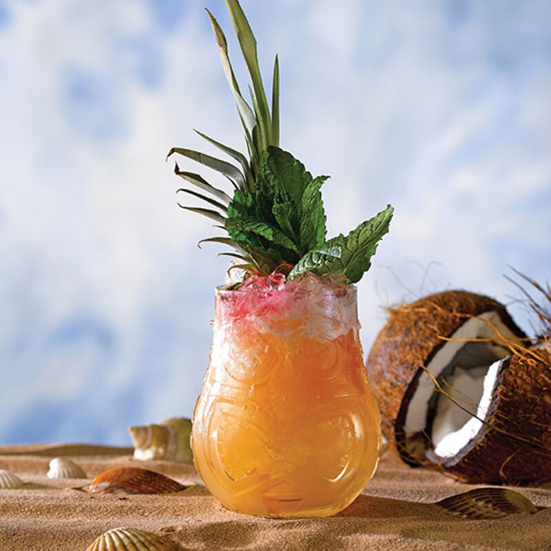 470ml Hawaii Tiki Becher Cocktail Tasse Bahre Getränke Becher Wein Becher Glas Ostern Insulaner Tiki Becher Bar Werkzeug